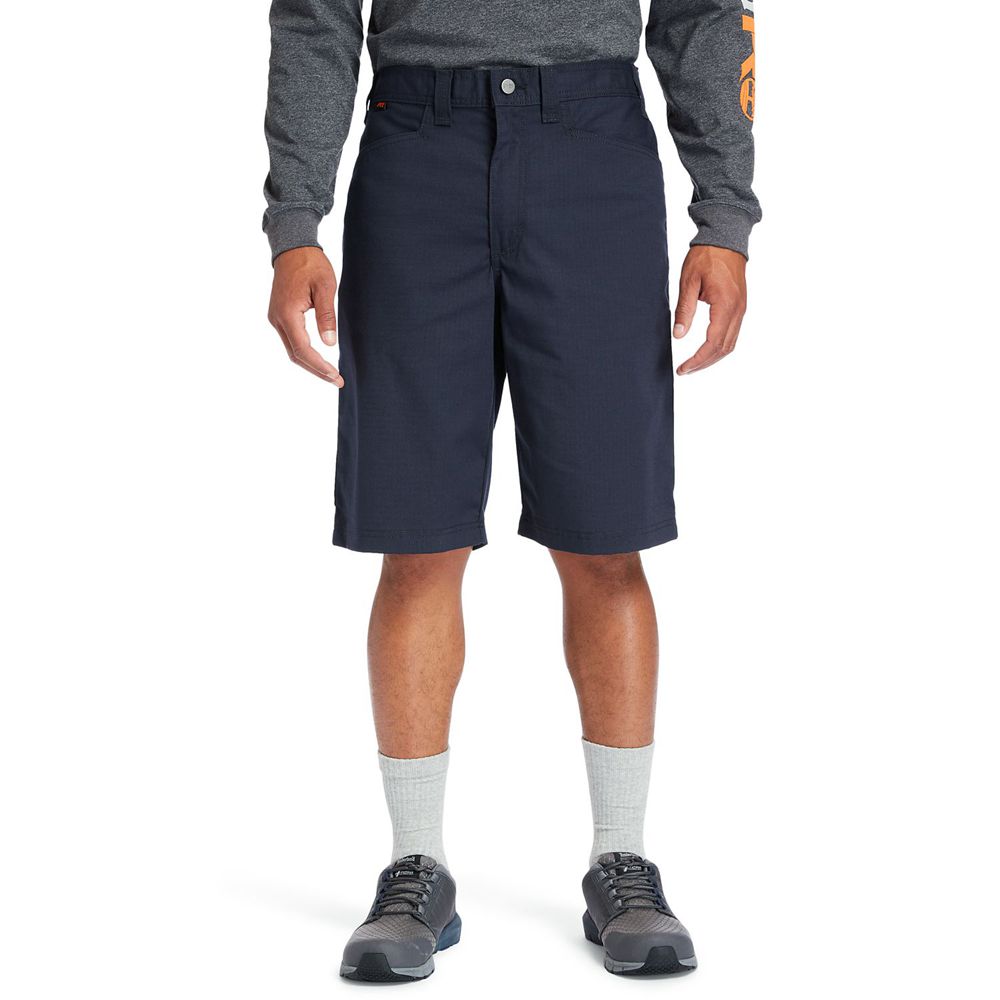 Timberland Mens Shorts PRO® Work Warrior Ripstop Utility - Navy - India GR7416905